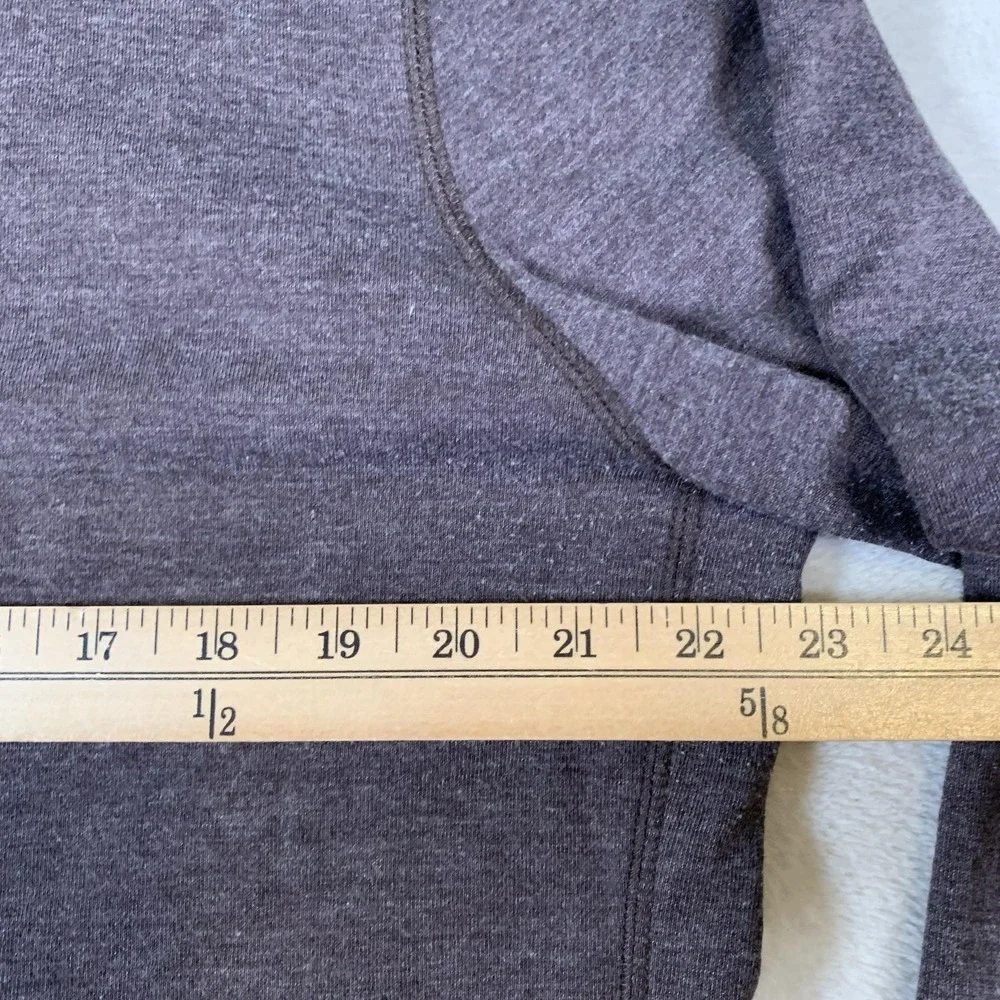Banana‎ Republic Pullover Sweater Mens Large Purple Button Mock Neck Long Sleeve
